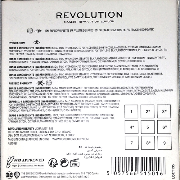 NWT❤️‍🔥"Harley Quinn" Eyeshadow Pallette - Suicide Squad💖 Retired Rare Find! - Picture 6 of 8